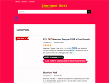 Tablet Screenshot of changedhost.com
